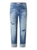 ANGELS  7/8 Jeans Destroyed Jeans Darleen Crop TU Fancy in MITTELBLAU