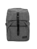 EGOMAXX Basic Backpack Stoff Rucksack Uni Daypack Nadelstreifen Design in Grau-2