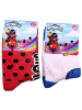 Miraculous 2er-Set: Socken Miraculous Ladybug in Rot-Grau