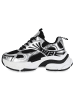 VAN HILL Plateau Sneaker Amanda in Schwarz Metallic