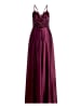 Vera Mont Abendkleid mit Stickerei in Prune Wine