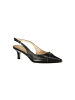 Twinset Schwarze Leder-Sandale