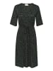 Kaffe Kleid BPhanna Regular fit in Black/Green Print