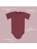 Sämann Baby Body aus 100% Bio-Baumwolle Druckknopf kurzarm nicht gerippt Raspberry