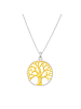 Alexander York Kette mit Anhänger TREE OF LIFE in 925 Sterling Silber, 2-tlg.