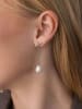 PURELEI Ohrringe Drop Pearl Silber