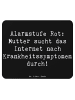 Mr. & Mrs. Panda Mauspad Alarmstufe Rot: Mutter sucht das Intern... in Schwarz
