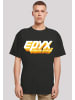F4NT4STIC Heavy Oversize T-Shirt EPYX Logo 3D in schwarz