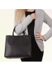 Toscanto Leder Handtasche Toscanto Tasche schwarz ca. 32cm