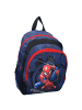 Spiderman Spiderman Rucksack mit 4 Fächern und verstellbaren Gurten für Kinder in Blau