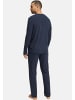 Hanro Schlafanzug Night & Day in Deep navy