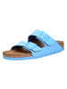 Birkenstock Tieffußbett Pantolette in blau