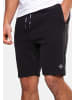 Threadbare Sweatshorts Ottoman in Schwarz