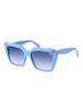 Ana Hickmann Frauen Sonnenbrille Quadratisch Blau