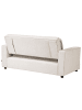 Beliani 3-tlg 2-Sitzer Sofa UTTELA in Weiß/Schwarz