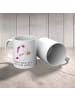 Mr. & Mrs. Panda Kindertasse Einhorn Künstler mit Spruch in Weiß