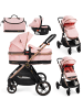 BeBelissimo 3 in 1 Kinderwagen Set Kombikinderwagen - Iris in Rosa