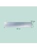 relaxdays 10 x Rasenkante in Silber - (B)100 x (H)18 cm