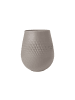 Villeroy & Boch Vase Manufacture Collier 14 cm in Taupe