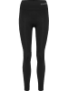 Hummel Hummel Leggings Hmltif Yoga Damen Schnelltrocknend Nahtlosen in BLACK