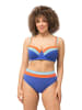 Ulla Popken Bikini in stahlblau