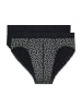 HOM Minislip Tom 2 in Black/Black print