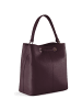 Lazarotti Bologna Leather Beuteltasche Leder 25 cm in burgundy