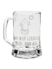 Mr. & Mrs. Panda Gravur Bierkrug Kaktus Sonne mit Spruch in Transparent