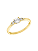 Amor Ring Silber 925, gelbvergoldet in gold