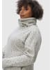 ragwear Schalkragenpullover Angell Plus in Bone