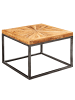 FineBuy Couchtisch in Braun / Mango / 55x55x41