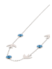 grassland Women Necklace in Silver Turquoise