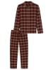Schiesser Pyjama Selected Premium Warming in Mehrfarbig