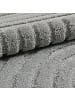 Teppich Boss Kurzflor Teppich Art 1121, Läufer - Silber