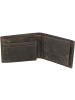 Billy the Kid Hunter Geldbörse RFID Leder 12 cm khaki-brown