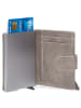 The Chesterfield Brand Prague Kreditkartenetui RFID Schutz Leder 7 cm light grey