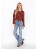 IZIA Women Blazer in orange multicolor