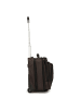 Dermata 2 Rollen Businesstrolley 38 cm Laptopfach in braun