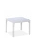 relaxdays Balkon-Beistelltisch in Weiß - (B)52 x (H)39 x (T)48 cm