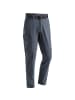 Maier Sports Zip-Hose Torid Slim in Dunkelgrau