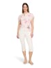 Betty Barclay Strukturshirt mit U-Boot-Ausschnitt in Rosé/Cream