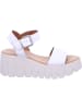Tamaris Keilsandalette in weiß