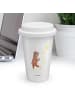 Mr. & Mrs. Panda Thermobecher To Go Bär Träume ohne Spruch in Weiß