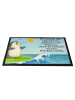 Mr. & Mrs. Panda Fußmatte Pinguin Surfer Design mit Spruch in Weiß
