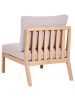 Beliani 3-tlg Sessel RIVELLO in Braun/Beige