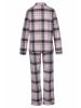 H.I.S Pyjama in rosa-kariert