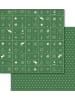 Buntpapierfabrik Ludwig Bähr Scrapbook Paper Country Christmas12x12 Zoll Packung mit 25 Blatt grün