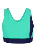 Aquarti Mädchen Sport Bikini - Racerback Bustier & Badehose in grün