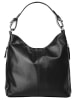 Samantha Look Handtasche echt Leder in schwarz