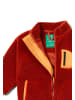 Little Green Radicals Zip Up Recycled Fleece Jacket in Orange